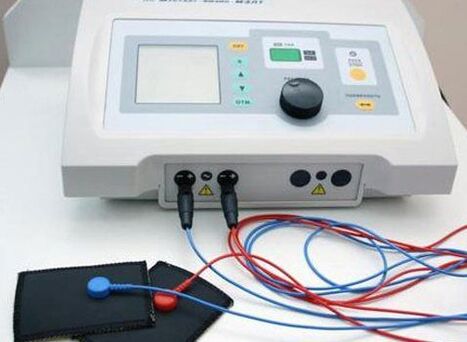 Apparat fir Elektrophorese - eng physiotherapeutesch Prozedur fir Prostatitis