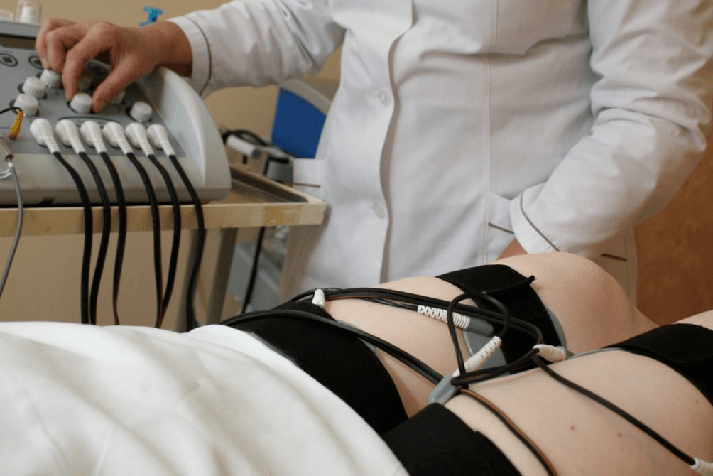 Apparater fir elektresch Stimulatioun vun der Prostata