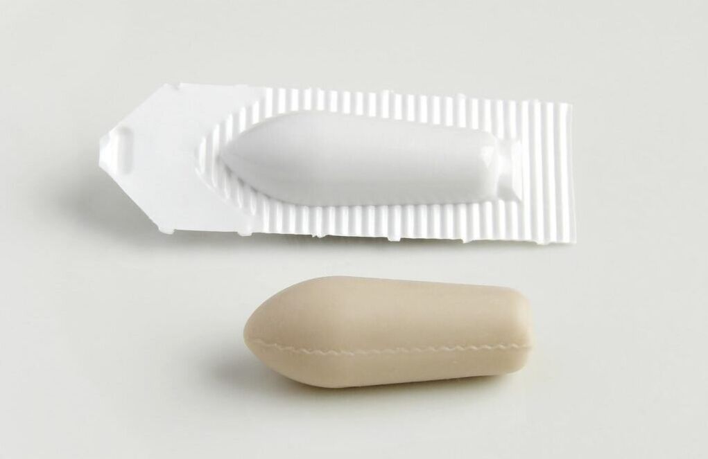 rektal Suppositorium fir d'Behandlung vu Prostatitis